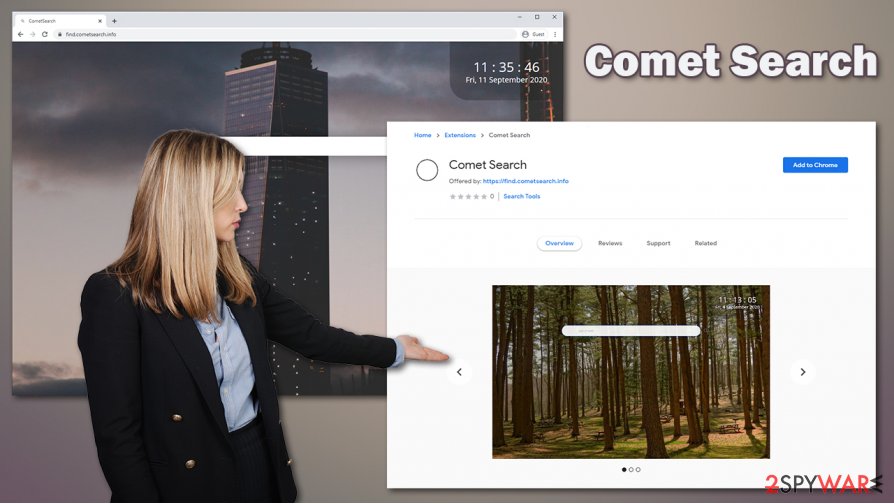 Comet Search hijack Comet Search hijack