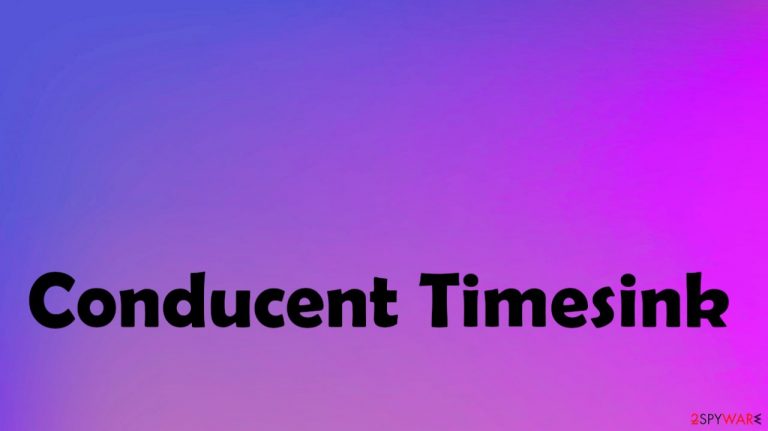 Conducent Timesink Conducent Timesink