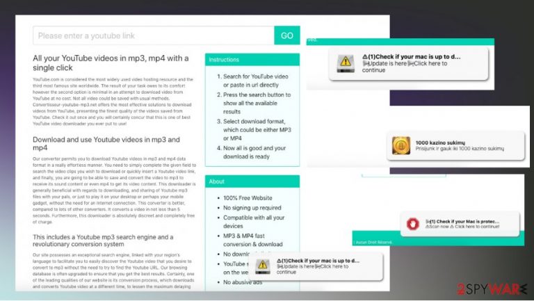 Convertisseur-youtube-mp3.net virus
