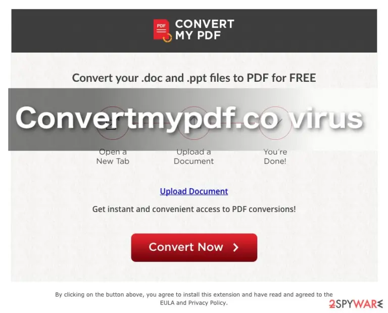 Image of the Convertmypdf.co virus