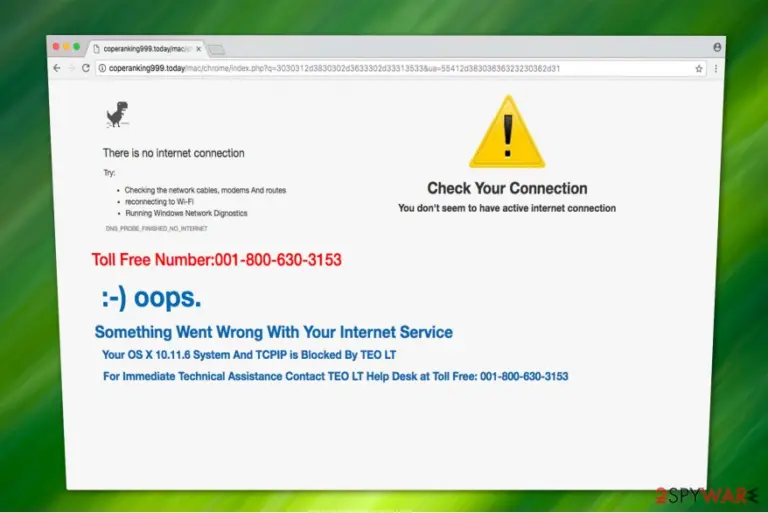 Coperanking999.today virus image