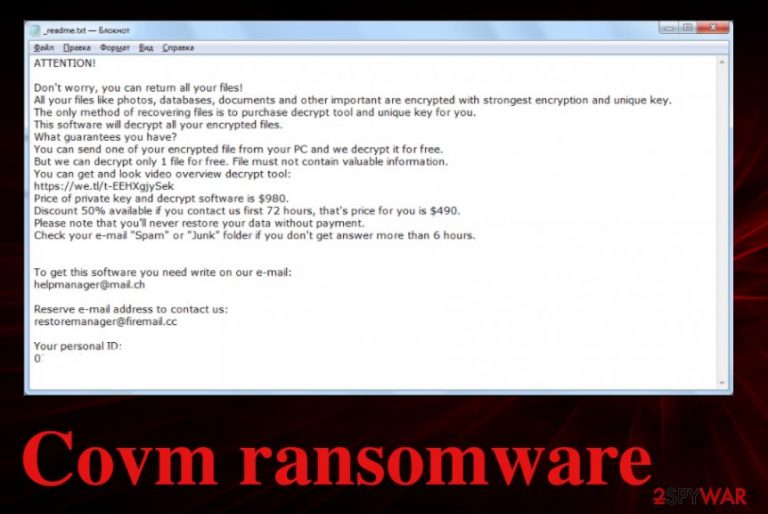 Covm ransomware Covm ransomware