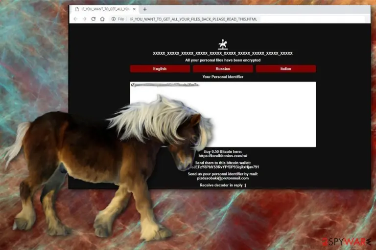Crypted Pony ransomware
