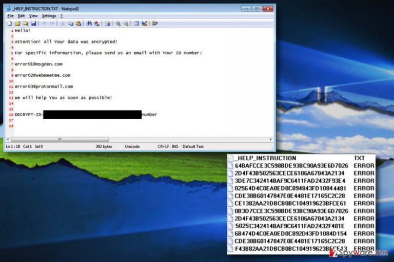 Error ransomware virus Error ransomware virus