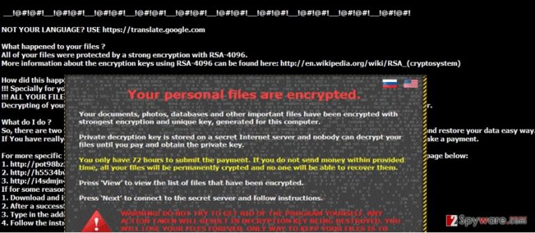 The picture revealing CryptXXX 3.0 virus The picture revealing CryptXXX 3.0 virus