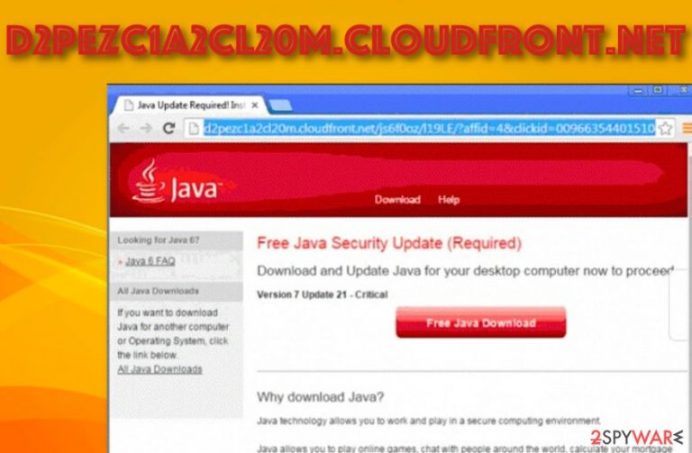 D2pezc1a2cl20m.cloudfront.net adware