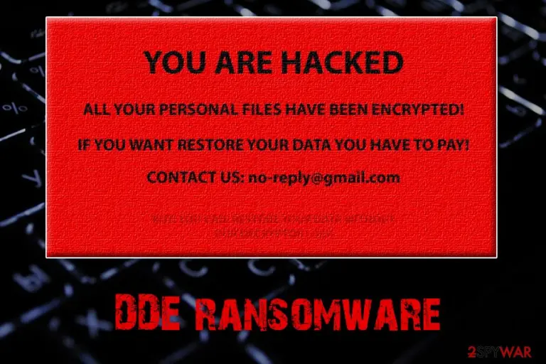 DDE ransomware