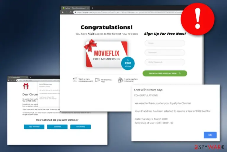 Dear Chrome User, Congratulations! scam