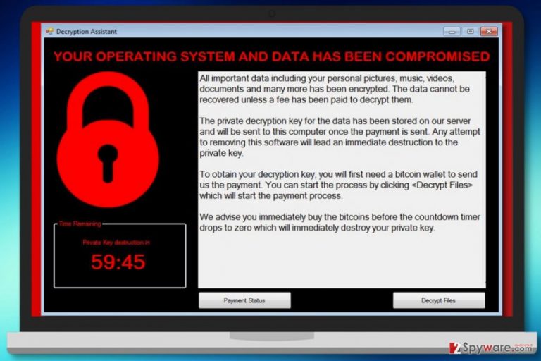 Decryption Assistant ransomware virus Decryption Assistant ransomware virus