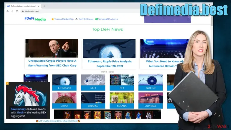 Defimedia.best virus