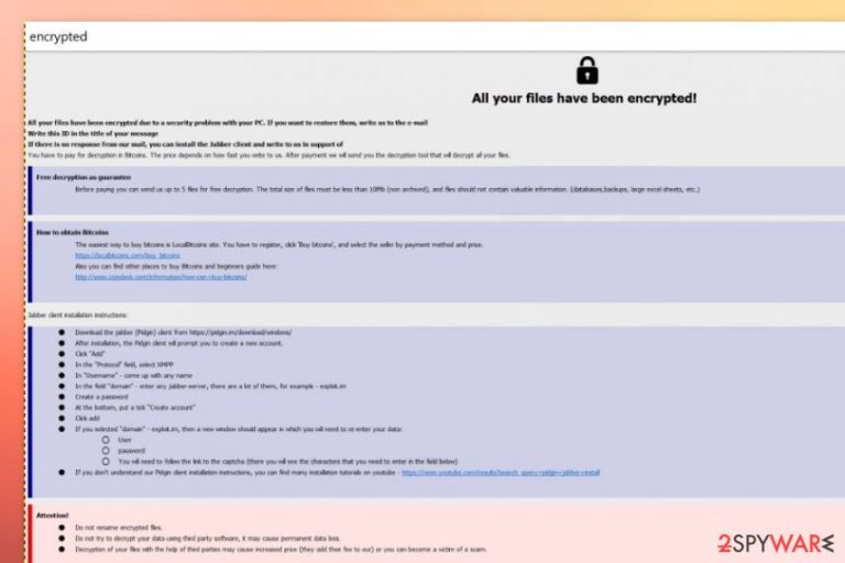 Dewar ransomware Dewar ransomware