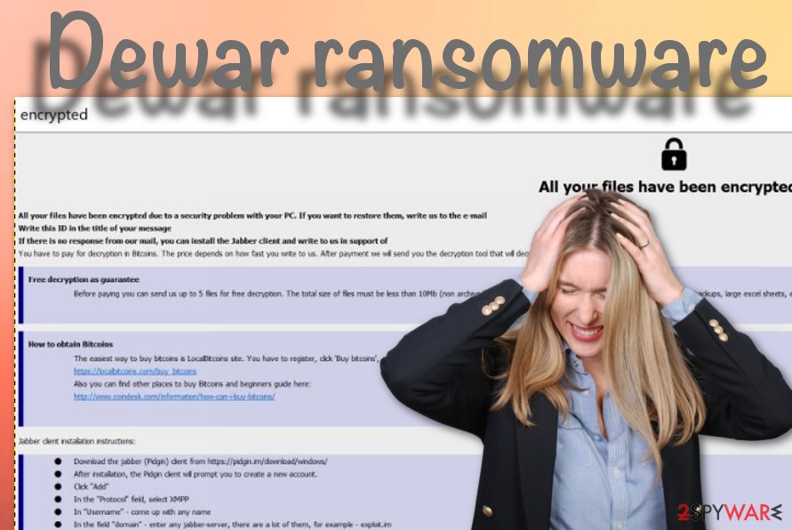 Dewar ransomware virus Dewar ransomware virus