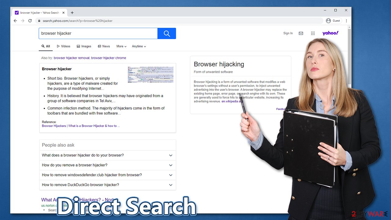 Direct Search virus Direct Search virus