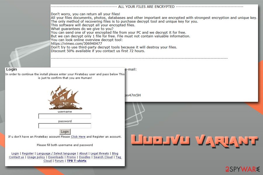 Djvu Uudjvu ransomware variant Djvu Uudjvu ransomware variant