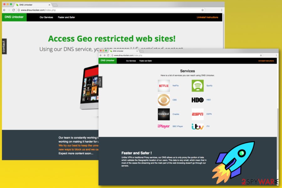 DNS Unlocker website DNS Unlocker website