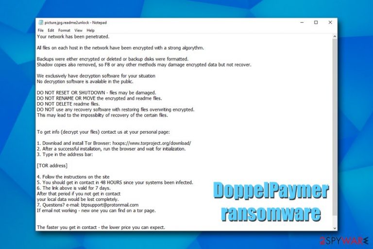 DoppelPaymer ransomware DoppelPaymer ransomware