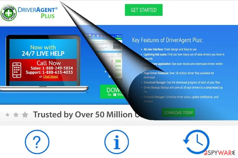 The example of DriverAgent Plus 