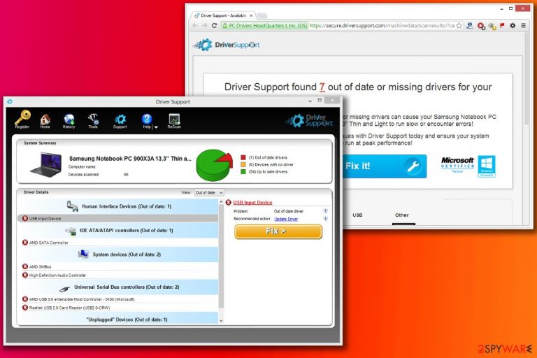 Driver Support software Driver Support software