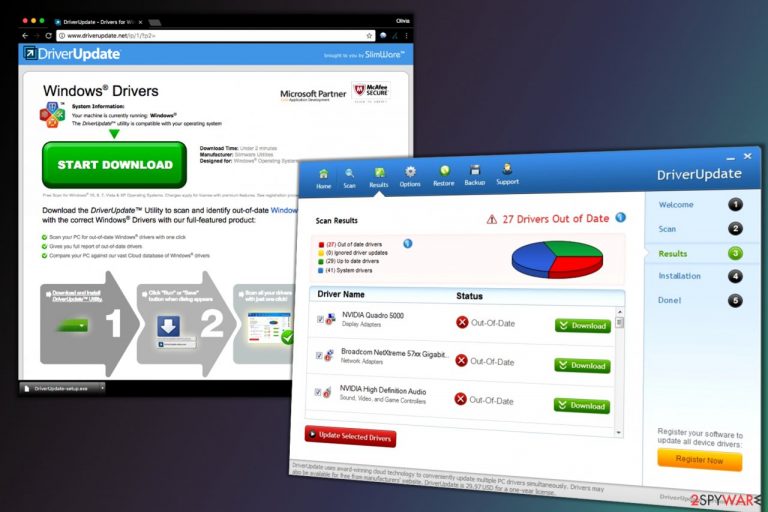 The image of Driver Update virus The image of Driver Update virus