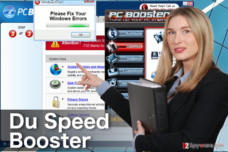 The image of fake Du Speed Booster The image of fake Du Speed Booster