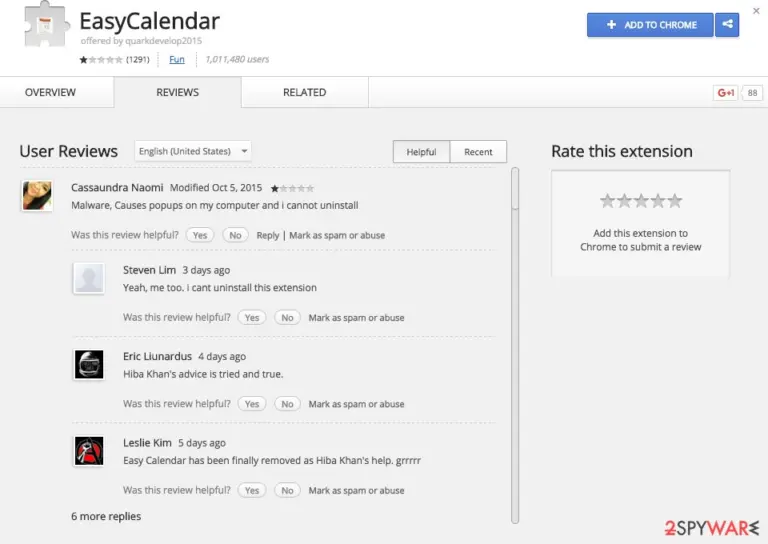 EasyCalendar ads