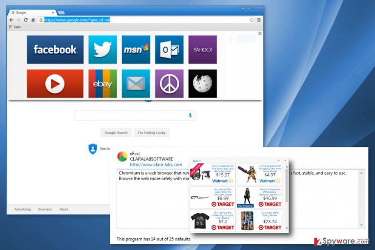 The picture of eFast Browser The picture of eFast Browser