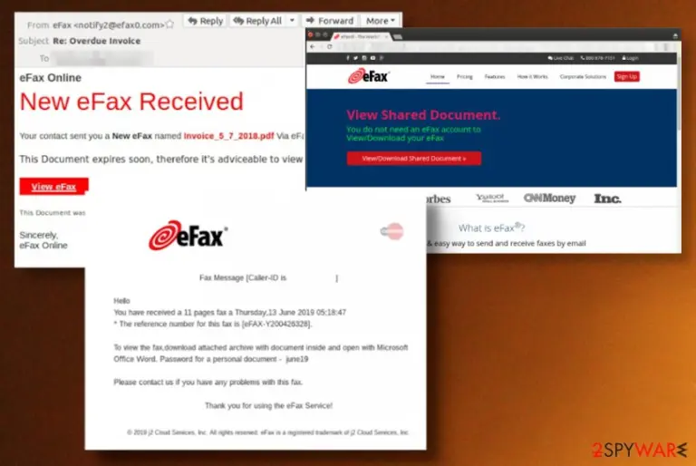 eFax scam