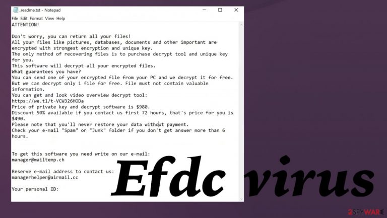 Efdc file virus Efdc file virus