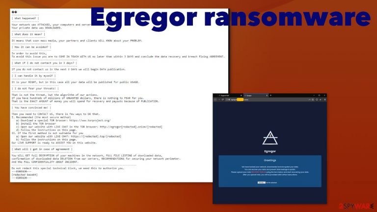 Egregor ransomware Egregor ransomware