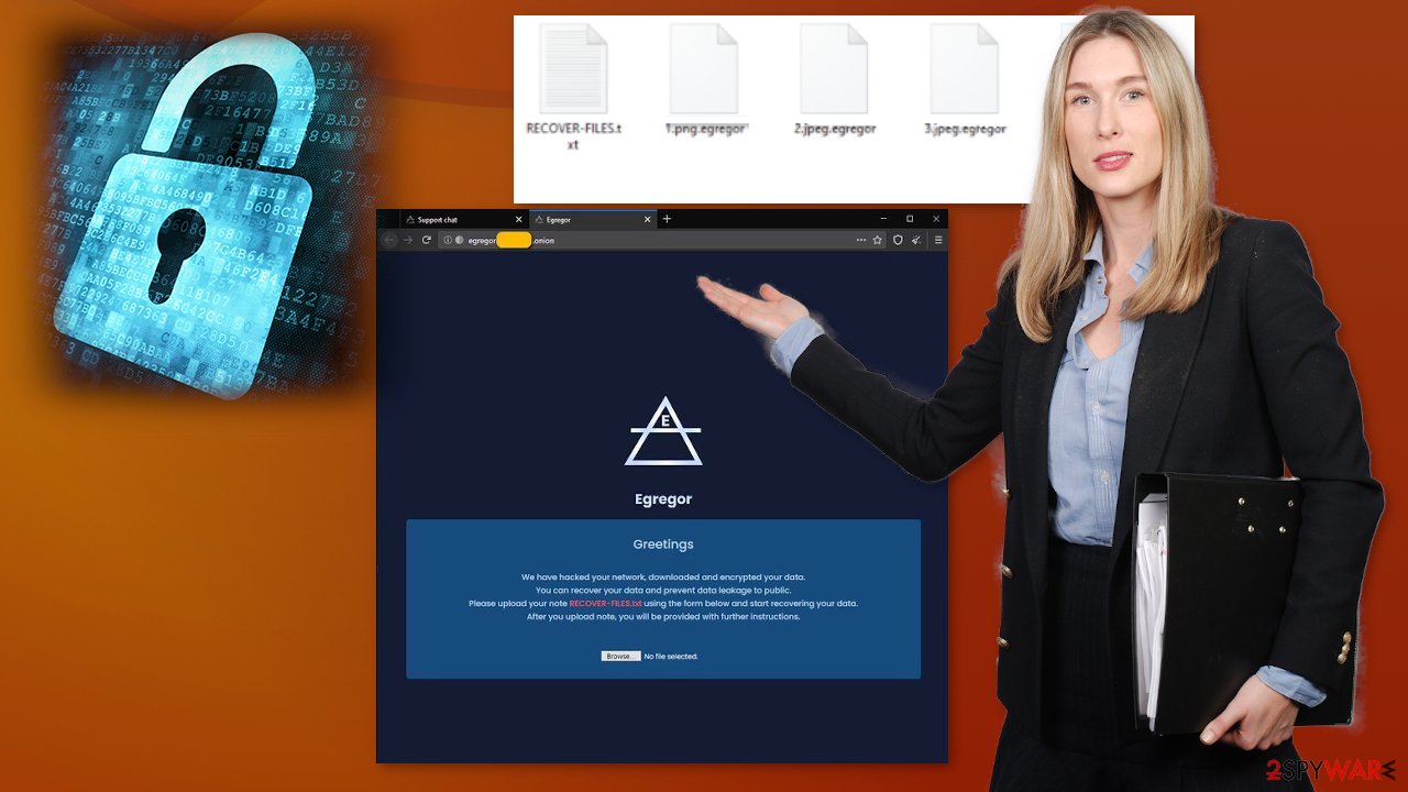 Egregor ransomware virus Egregor ransomware virus