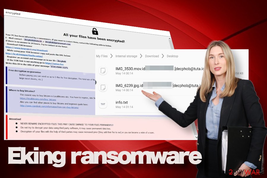 Eking ransomware virus Eking ransomware virus