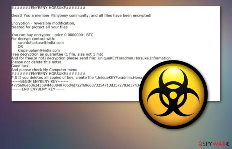 EnyBeny ransomware