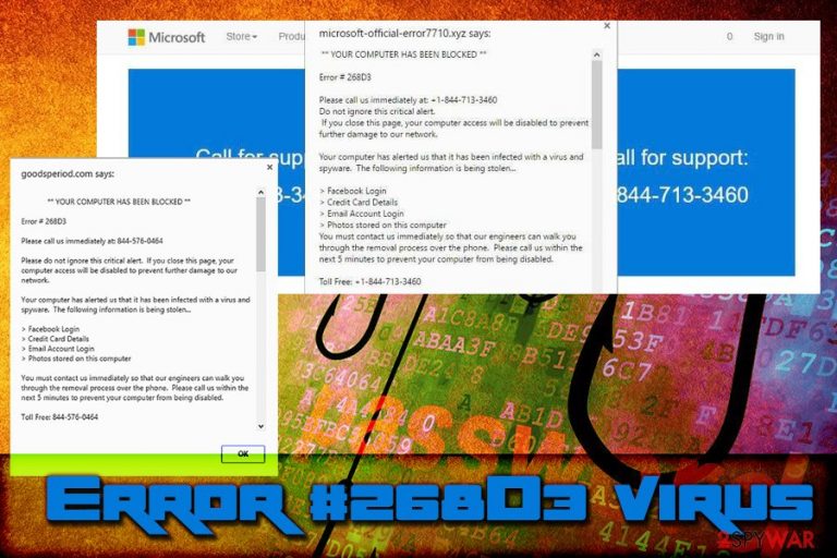 “Error #268D3” virus “Error #268D3” virus