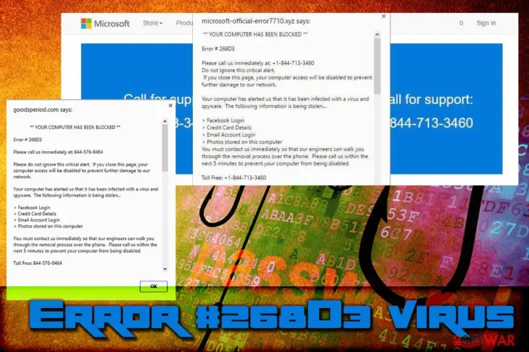 “Error #268D3” virus