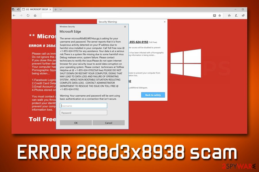 ERROR 268d3x8938 scam ERROR 268d3x8938 scam