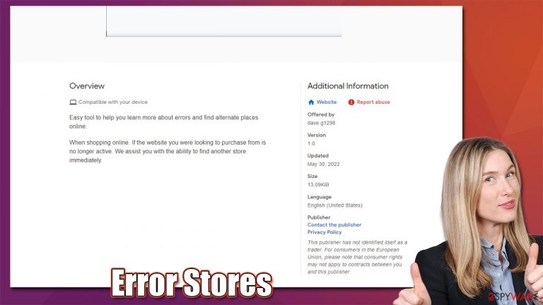 Error Stores virus
