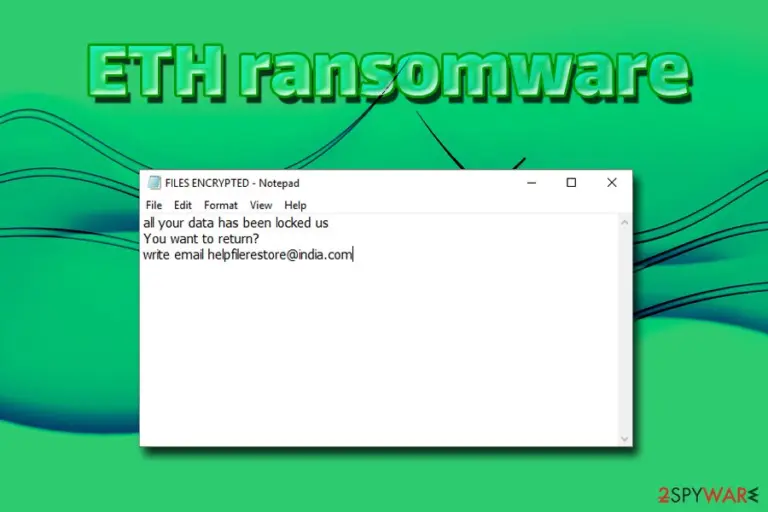 ETH ransomware