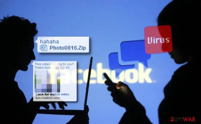 Facebook virus image