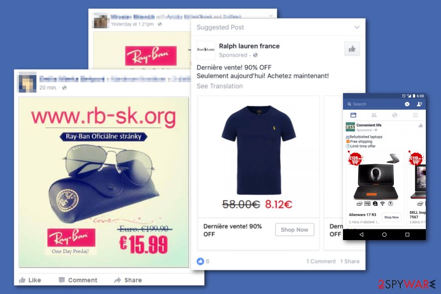Facebook scam ads Facebook scam ads