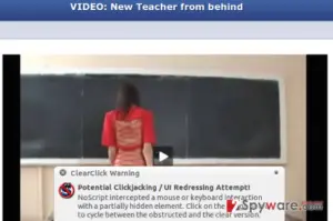 The example of Facebook Child Porn virus