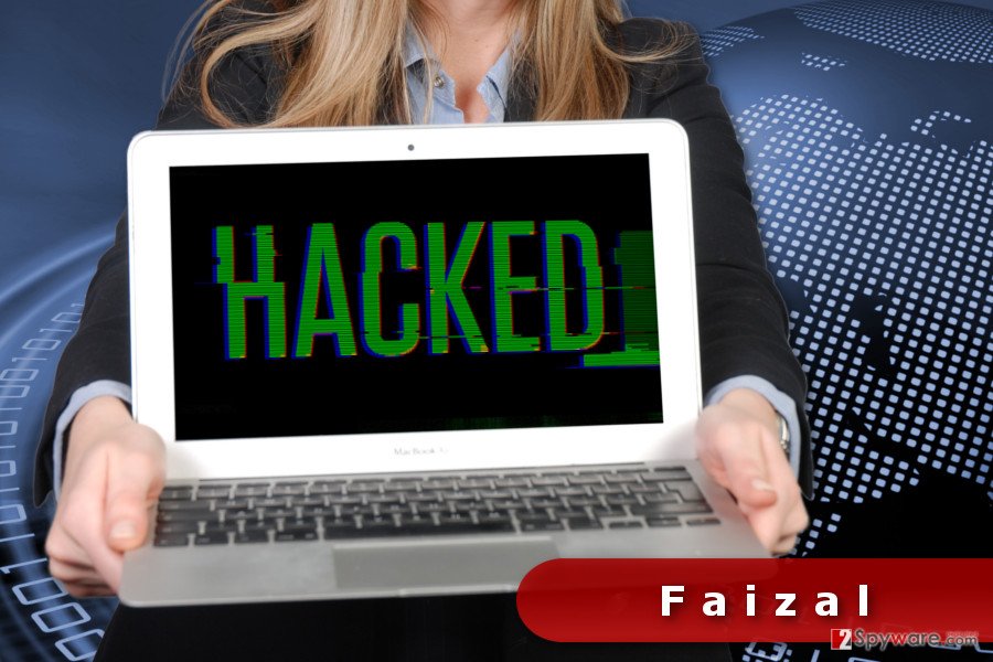 The image of Faizal ransomware virus The image of Faizal ransomware virus