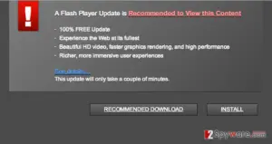 Fake Flash ad