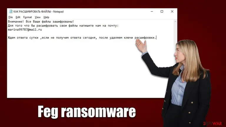 Feg ransomware virus