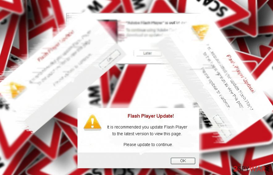 Flash Player Update fake pop-up Flash Player Update fake pop-up
