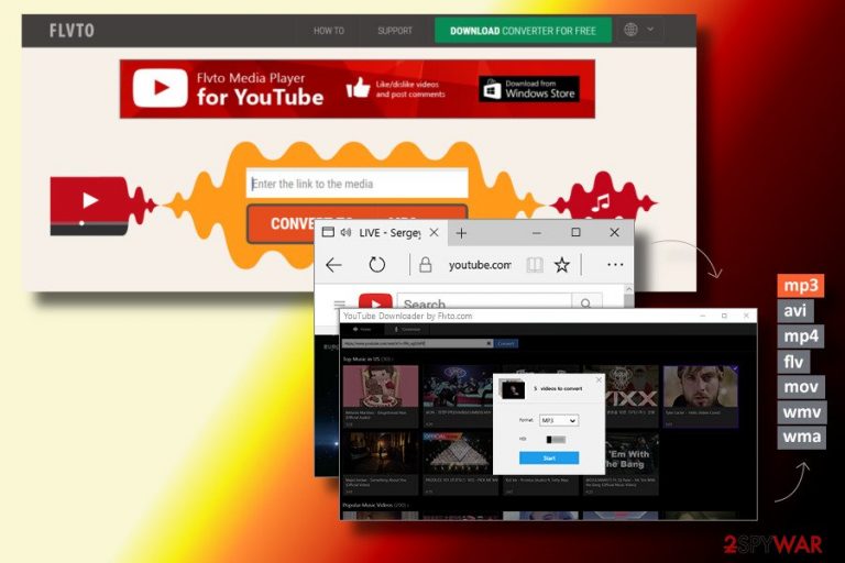 Flvto Youtube Downloader virus Flvto Youtube Downloader virus