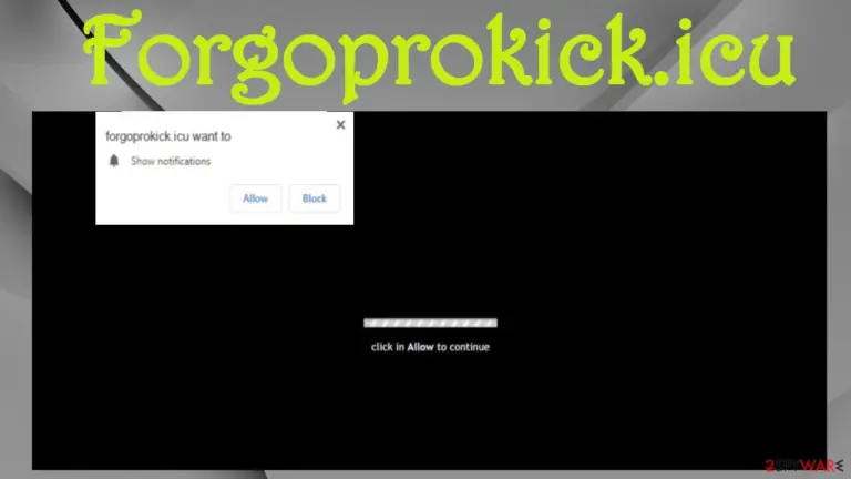 Forgoprokick.icu virus