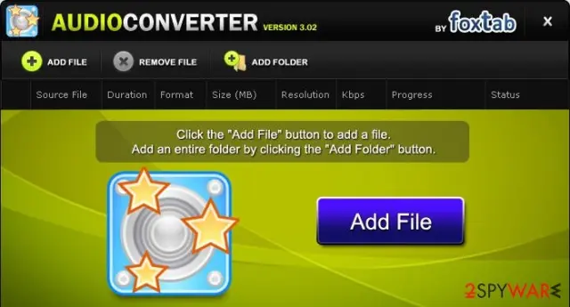 FoxTab Audio Converter