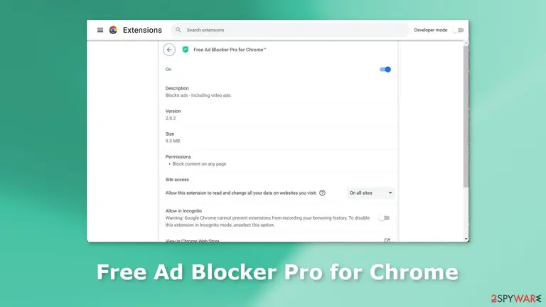 Free Ad Blocker Pro for Chrome