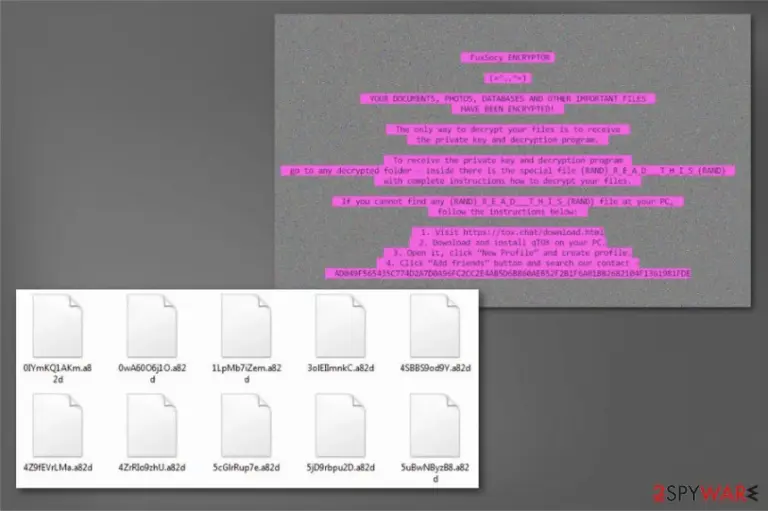 FuxSocy Encryptor ransomware virus
