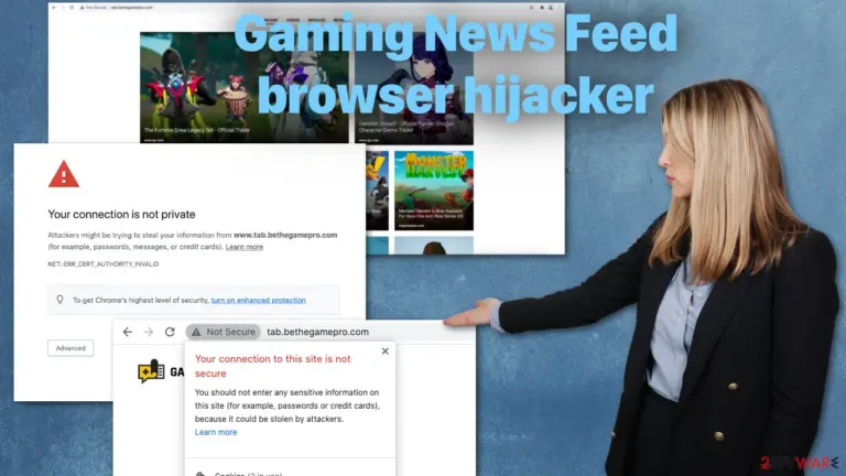 Gaming News Feed. browser hijacker